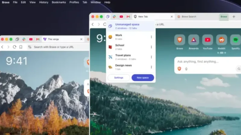 Brave CEO Confirms Native Workspaces Feature Is Coming to the Browser