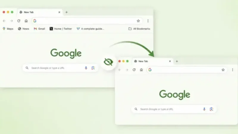 Chrome will soon let you remove the Bookmarks bar from the New Tab page