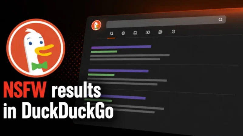 DuckDuckGo Users Report Explicit Content Appearing in Routine Search Results
