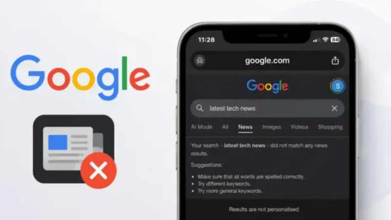 Google Search News Tab Bug Delivers Zero Results for Some Signed-In Users