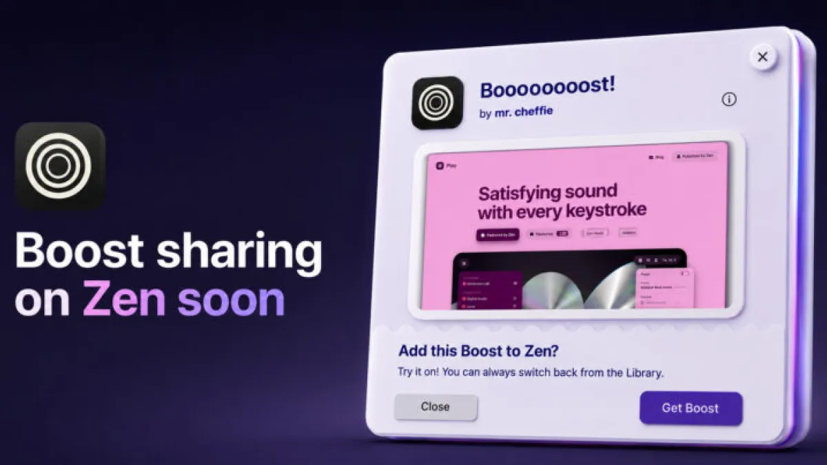 Zen Browser Developing Feature to Let Users Share Website Customizations